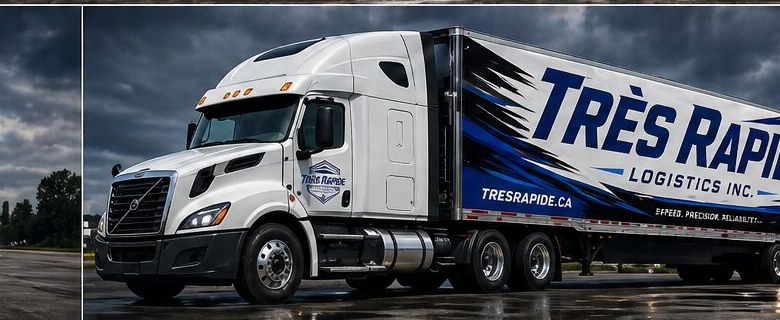 Volvo tractor at three-quarter angle